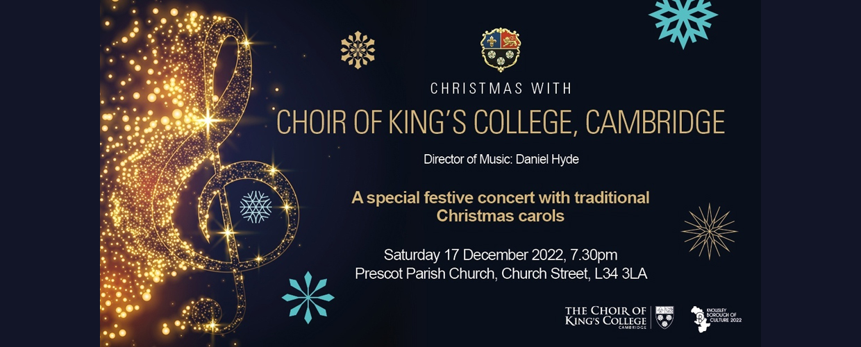 Updated: King’s College Choir in Prescot This Christmas