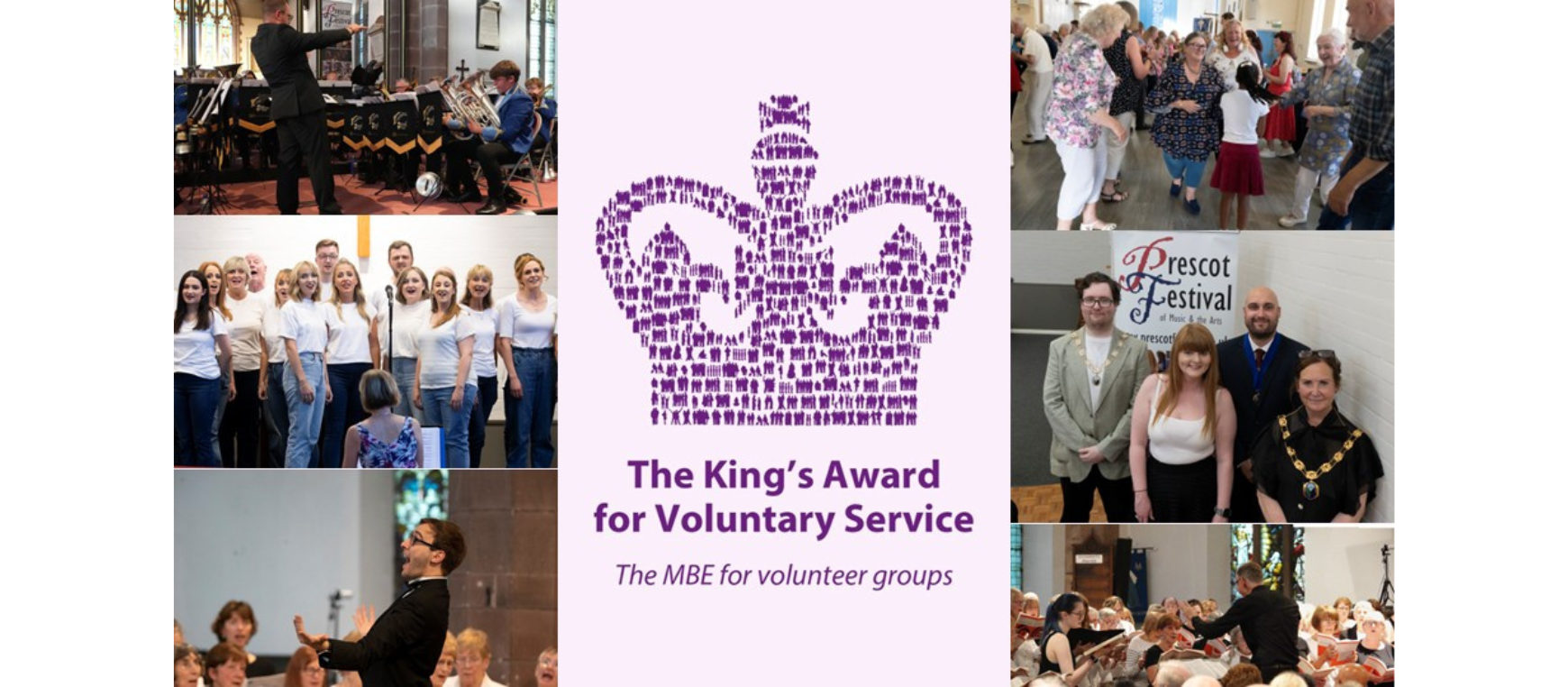 Press release: Prescot Festival of Music & the Arts receives The King’s Award for Voluntary Service