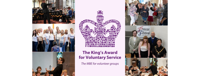 Press release: Prescot Festival of Music & the Arts receives The King’s Award for Voluntary Service